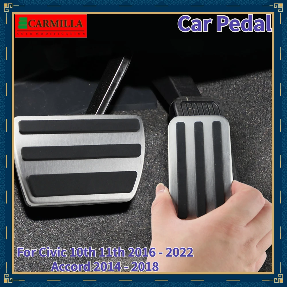 Педаль акселератора тормоза для Civic 10 11 2016 - 2022 Accord 2014-2018 алюминиевые
