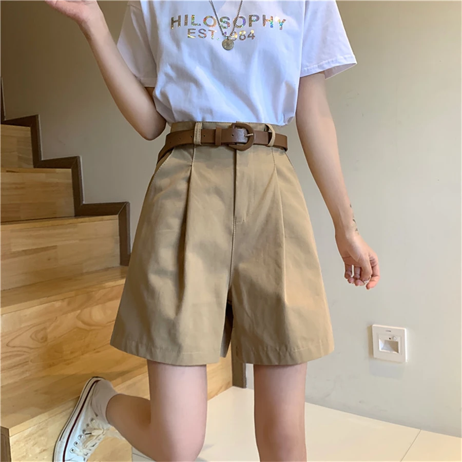 2023 Spring/Summer Women's Wear Korean Thin Casual Commuter Loose Shorts
