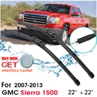 Щетка стеклоочистителя для лобового стекла автомобиля, резиновые силиконовые сменные стеклоочистители для GMC Sierra 1500 2007-2013 22 
