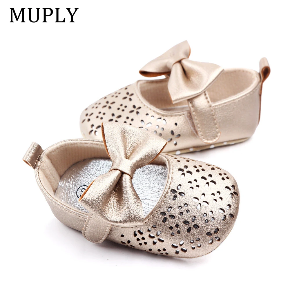 

Fashion Baby Shoes For Newborn baby Girl First Walker Infant Big Bow Princess Wedding Party Shoes Summer Soft Soles Shoes