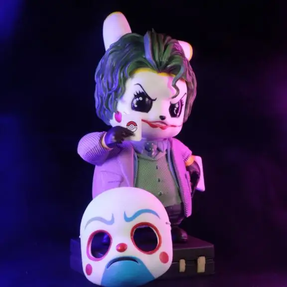 Милый Пикачу как косплей Джокер экшн-Фигурки игрушки |