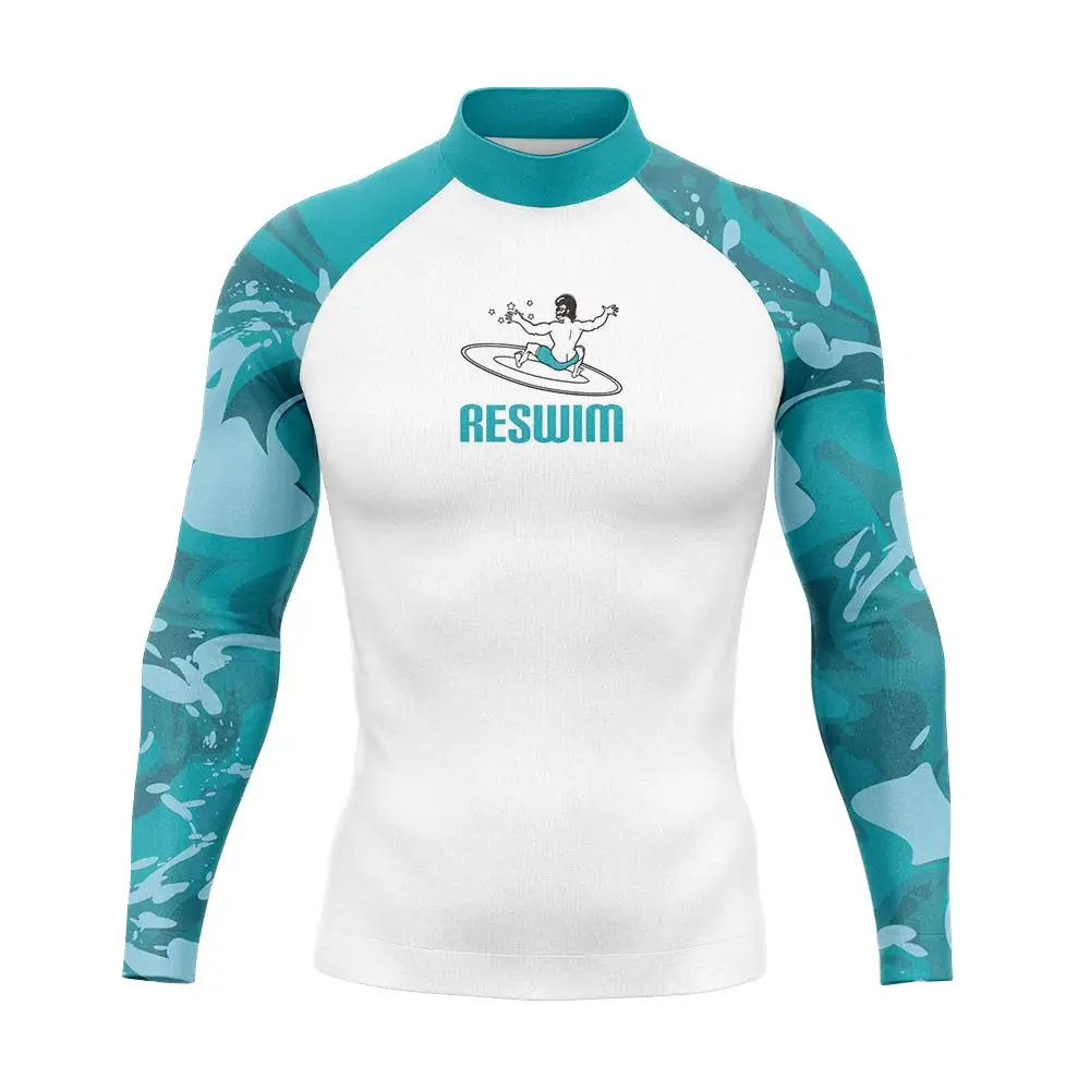 

Мужская футболка для серфинга Rashguard, купальный костюм, пляжный купальник с защитой от УФ лучей, Быстросохнущий купальник с длинными рукавами для серфинга и дайвинга