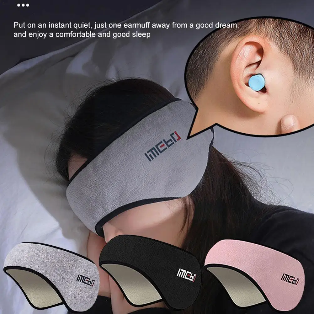 

Sleep Mask Blackout With Ear Muffs For Relaxing Sleep Earmuff Earphone Set Sleeping Blindfold Anti-noise Earmuff For Sleep M6M2