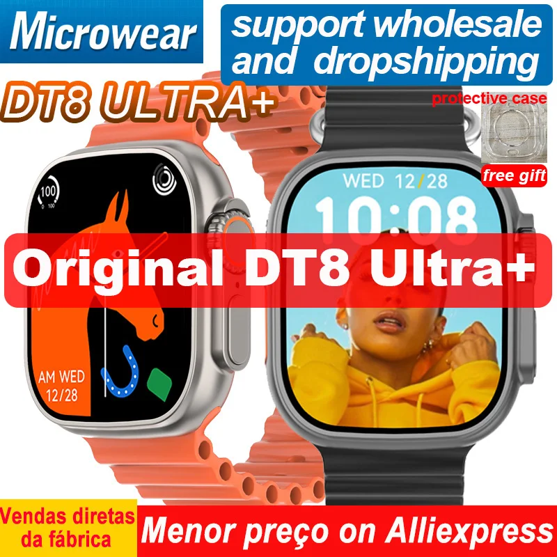 Смарт-часы DT8 Ultra + Series 8 NFC 49 мм 2 1 дюйма HD экран 42*485 спортивный GPS-трекер Bluetooth звонок