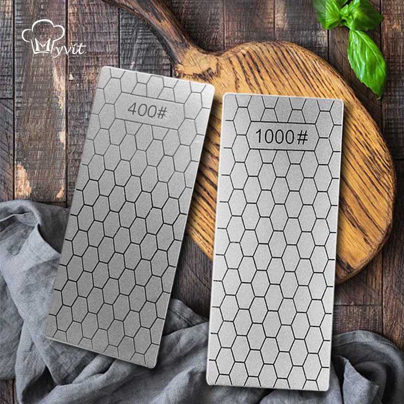 

Diamond Sharpening Stone Knife Sharpener 150*63*3mm Ultra-thin Honeycomb Surface Kitchen Grinding Tool Knife Whetstone