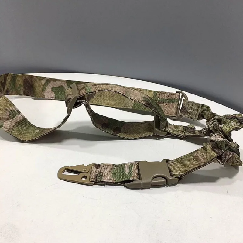 

Тактический ремешок, многофункциональный одноточечный ремень, веревка для собак, металлическая пряжка, эластичный ремешок