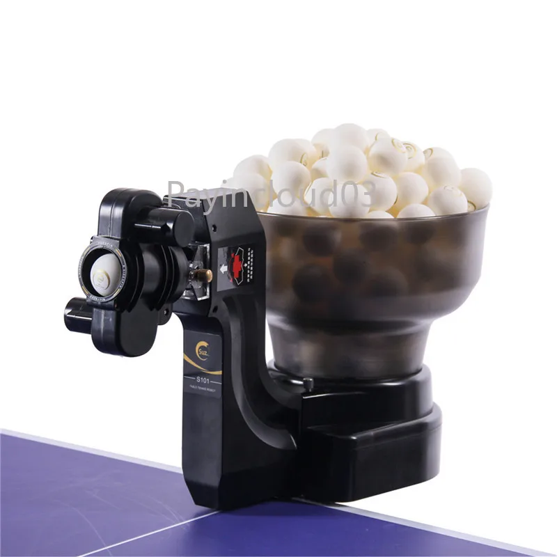 

Table Tennis Training Robot Ping Pong Ball Machine Trainer with Catch Net 100Balls ball robot collecting tennis balls catch net
