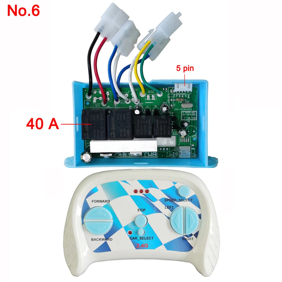 Rideable игрушечный автомобиль высокой мощности контроллер и пульт дистанционного