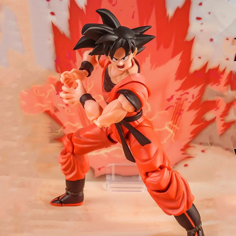 

Anime Dragon Ball Action Figure In Stock Demoniacal Fit Model Red Goku Kong Action Figure Pvc Model Toys Birthday Gift For Kids