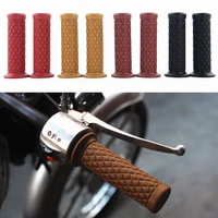 motorcycle retro rubber classic motorbike non slip handle bar unviersal vintage moto handlebar for cafe racer motorcycle grip