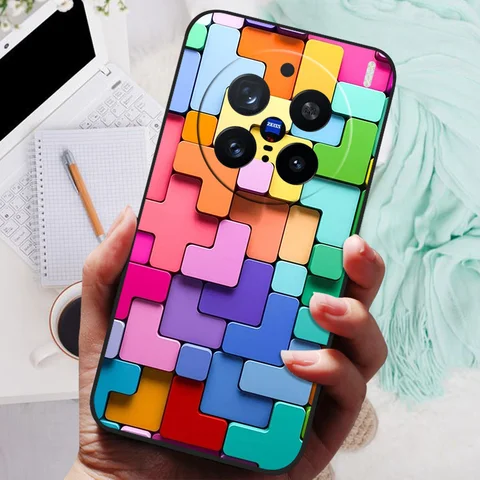 Чехол для Vivo X200 Pro Wolf Black, силиконовый мягкий чехол из ТПУ для Vivo X 200 Pro X200Pro 5G, защитная задняя сумка 6,78 дюйма