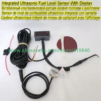 integrated ultrasonic fuel consumption level sensor for water diesel petro palm oil generator fuel tank range 1 2m rs232