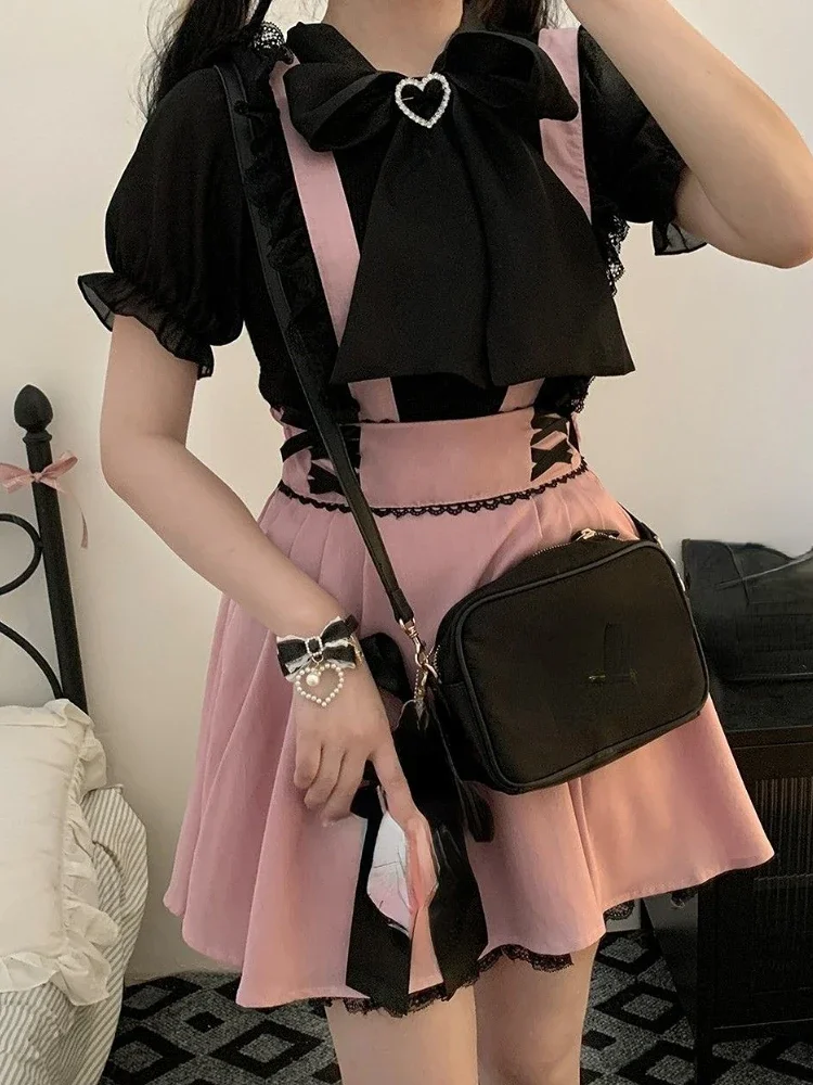 Новинка лета 2024 кружевные короткие юбки в японском стиле &quotЛолита&quot милая