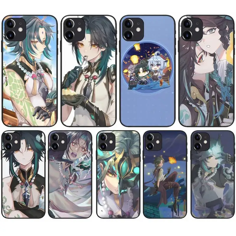 

Genshin Impact Xiao Phone Case for iPhone 13 11 12 Pro Max mini 7 8 6 Plus XR X XS se phone Cover