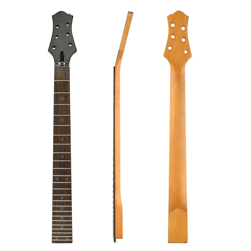 

Electric Guitar Neck 24 Fret Maple Handle Rosewood Fretboard Wear-resistant Lightweight Guitar Parts LP Neck Locking Strings