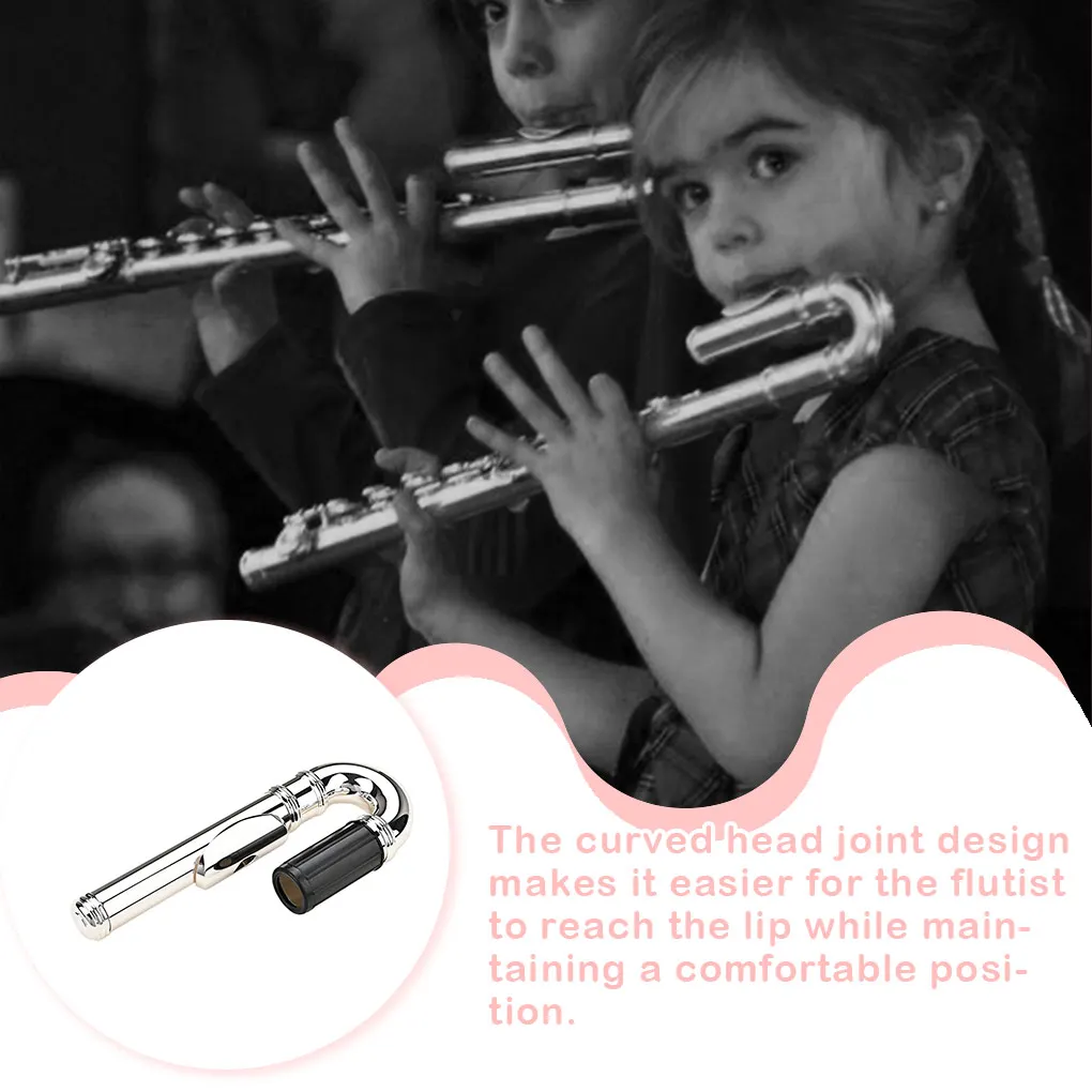 

Children Flute Head Joint Replacement Mouthpiece Headjoint Spare Parts