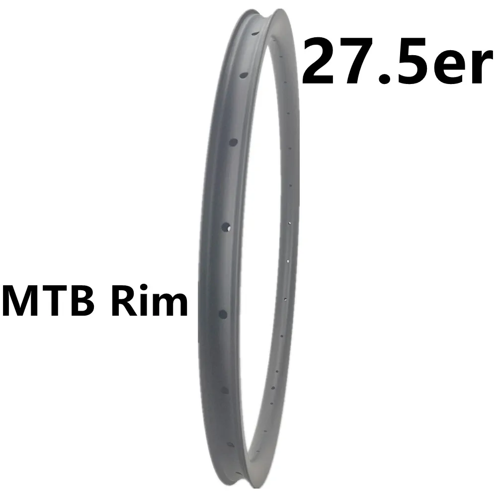 

650B Carbon MTB Rim 30mm Depth 40mm Wide Mtb Bike Wheel Rim 27.5er 30x40 Carbon MTB Rim AM MTB Bike Rim Tubeless Asymmetric