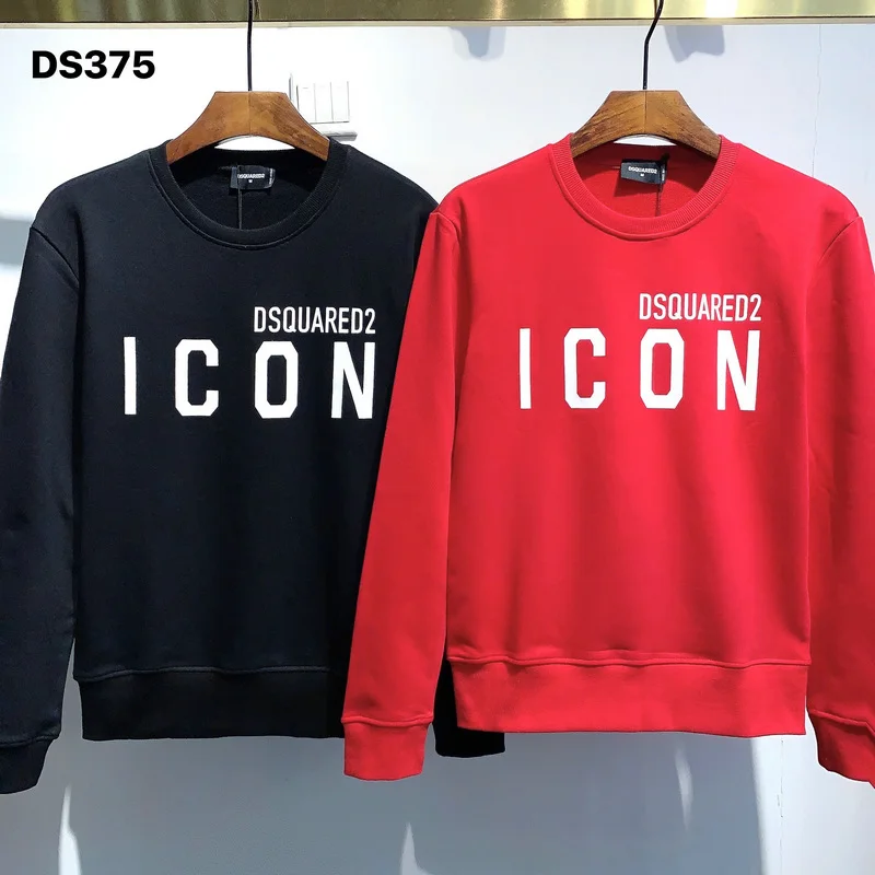 

DSQUARED2 Brand Men's Hoodies Street Cotton Mens Women Autumn Casual Long-sleeved Couple Sweatshirt DSQ Letter Print Pullover