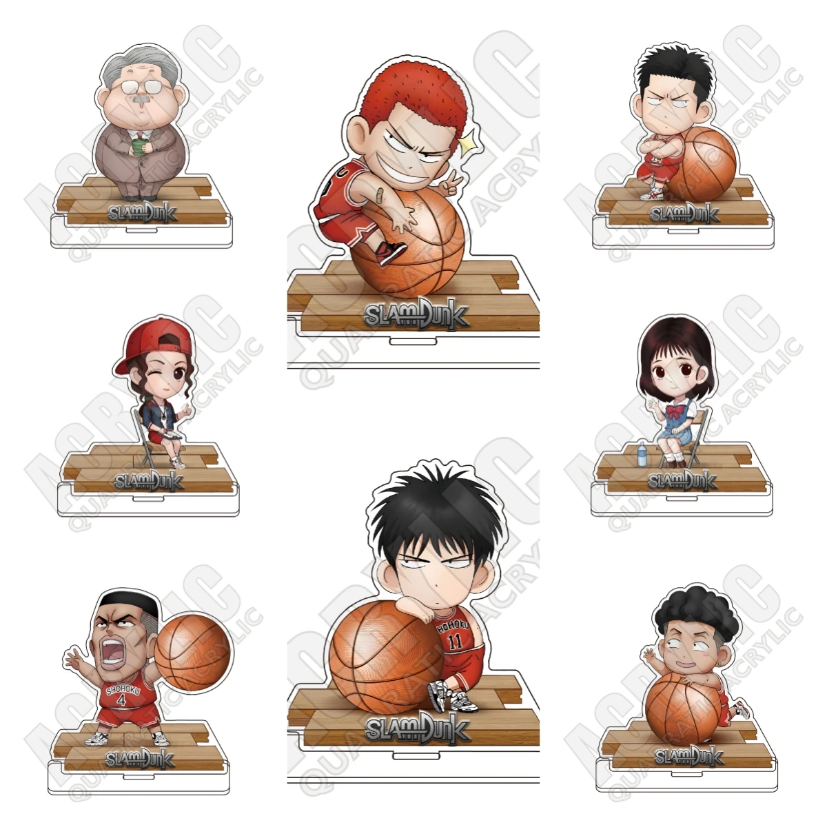 

Милые фигурки аниме Slam Dunk, игрушки, маленькие акриловые подставки, Ayako Akagi Haruko, декоративная мультяшная модель для косплея, пластина, фанаты
