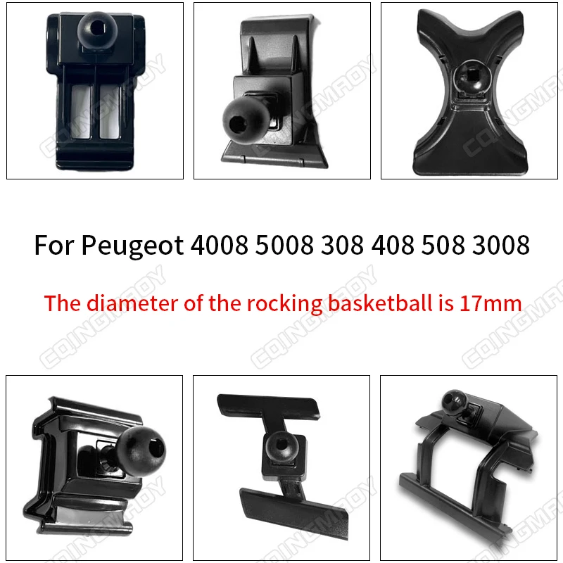 

Car Phone Holder For Peugeot 4008 5008 308 408 508 3008 Special base accessories for buckle