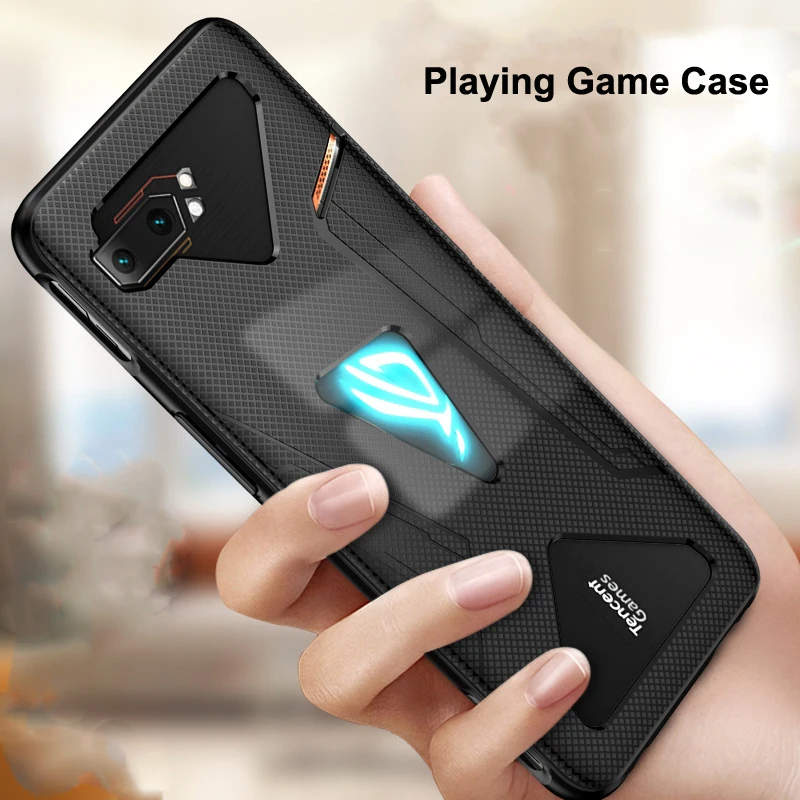 Для Asus ROG Phone 7 6 5 Pro 5S 3 2 ZS660KL, родная звезда, защита от отпечатков пальцев, Противоударная, дышащая, тепловая, мягкая задняя крышка ROG II Funda