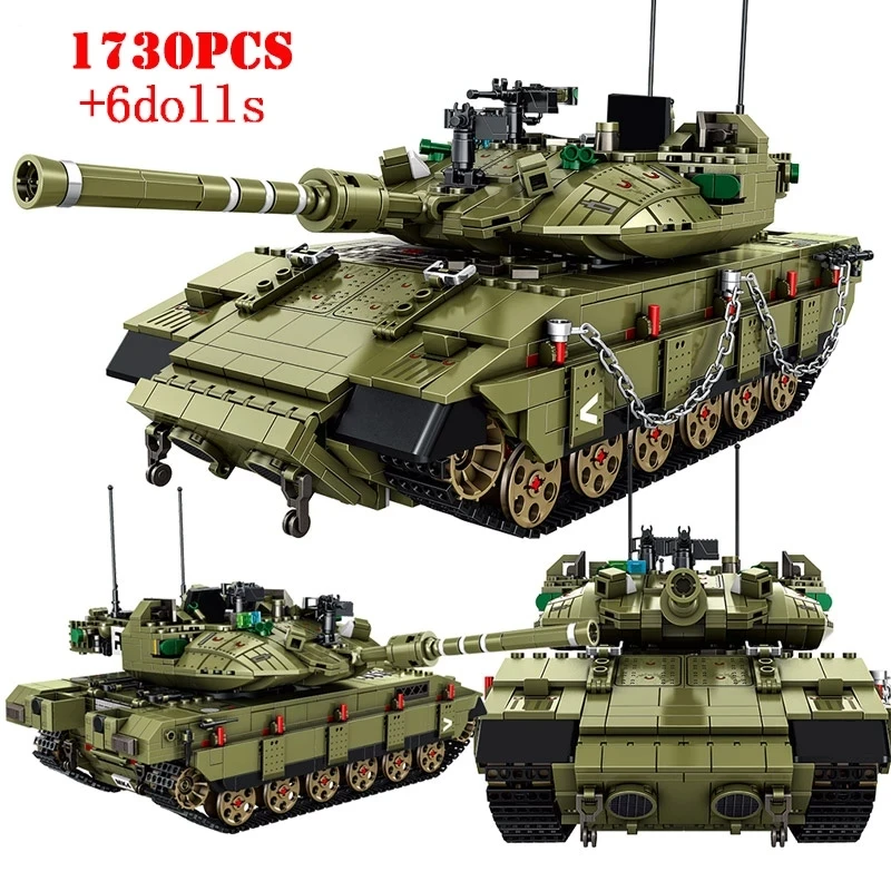 Конструктор Танк Тигра T90 Panzer армейский Солдат Второй мировой войны фигурки