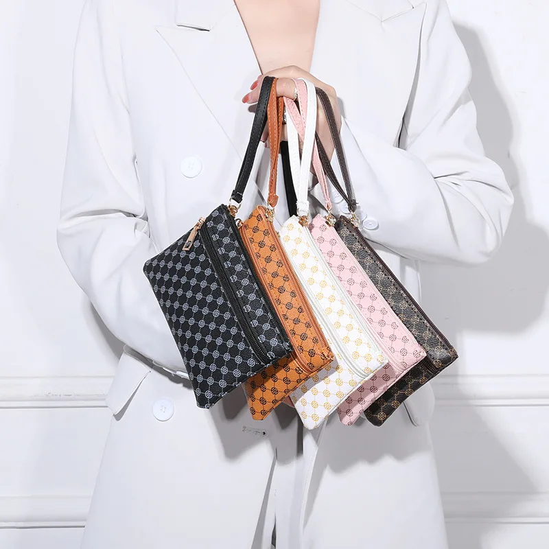 Women's Brand Clutch Purse Ladies Long Leather Money Wallet for Women's Clutch Bag Slim Luxury Wallet Card Holder Uneven Wallets