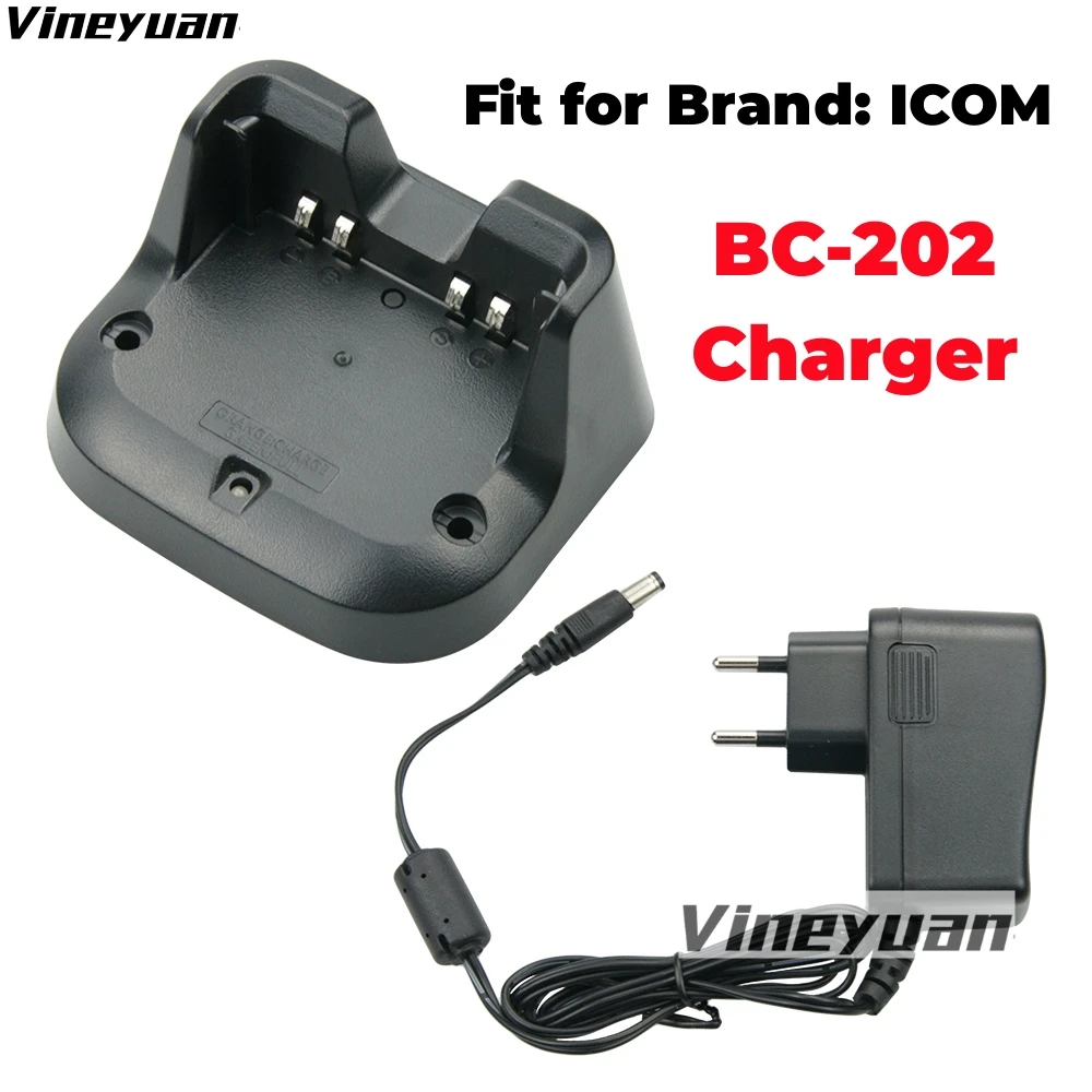 BC-202 Rapid LI-ION Battery Charger for ICOM BP-271 BP-272 BP-307 for ID-31 ID-31A ID-31E ID-51A ID-51E IC-705 Radios Charger