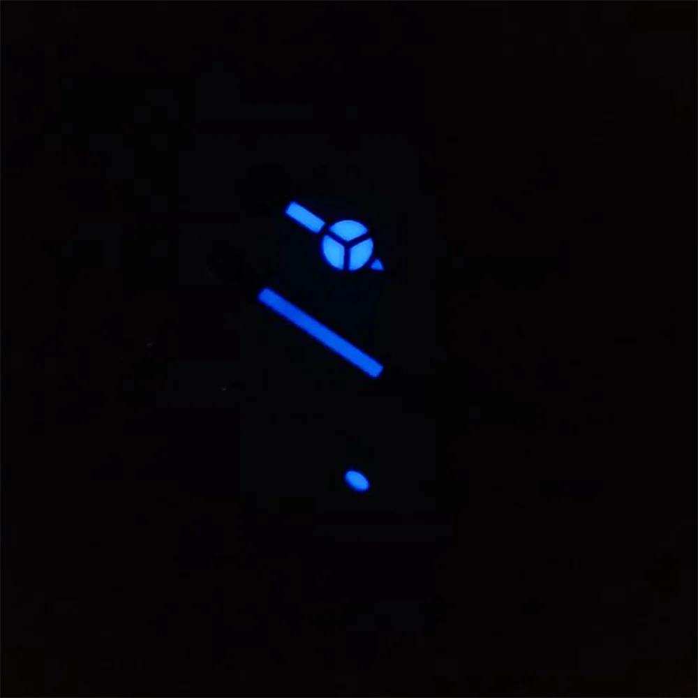 NH35 Hands Blue Luminous 3 Pins Needles Pointers Watch Hands Replacement for NH35/NH36/4R/7S Movement