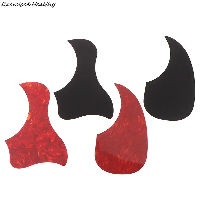 

1Pc Professional Folk Acoustic Guitar Pickguard Top Comma Shape Self-adhesive Pick Guard Sticker For Guitar Accessories