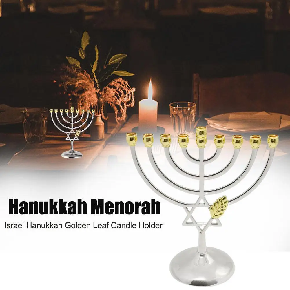 

Хэппи Ханука украшения Ханука подвесная гирлянда с Ханукой праздничное украшение еврейский Менора праздничное шестигранное украшение Q7D4