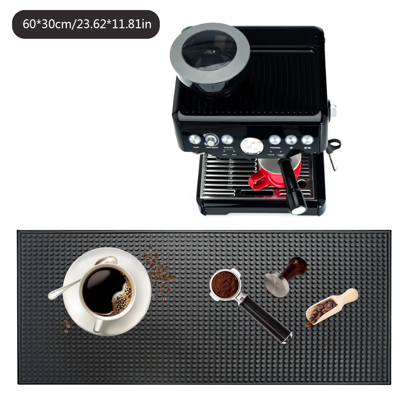 Водонепроницаемый Нескользящий Прямоугольный Силиконовый Резиновый Коврик Для