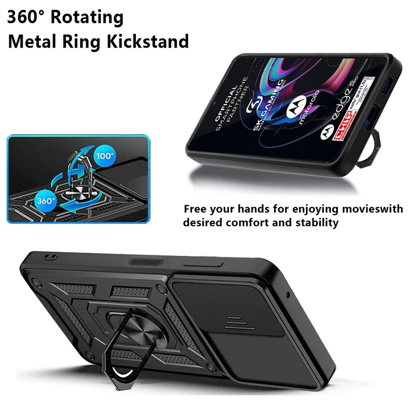 Новый стиль для Motorola Edge 20 Pro чехол-подставка камеры бронированные чехлы телефонов