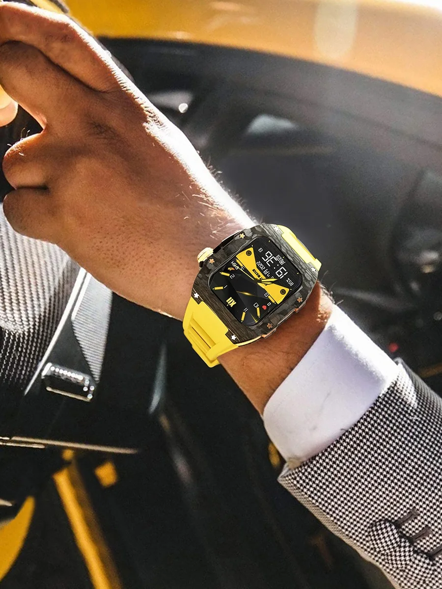 

Чехол из углеродного волокна для Apple Watch, 44/45 мм