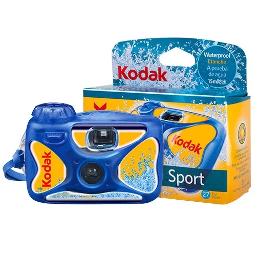 Камера для дайвинга Kodak, одноразовая Водонепроницаемая камера для подводной съемки, 135, 800 градусов, для катания на лыжах, в дождливые дни