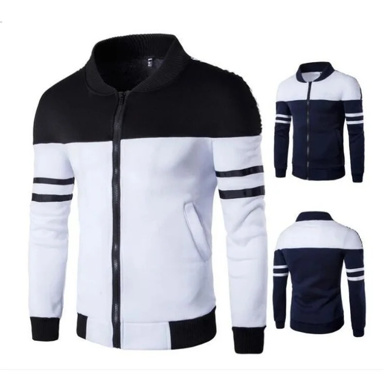 Spring Men's Bomber Zipper Jacket Male Casual Streetwear Hip Hop Slim Fit Pilot Baseball Coats Men Clothing Plus Size 4XL