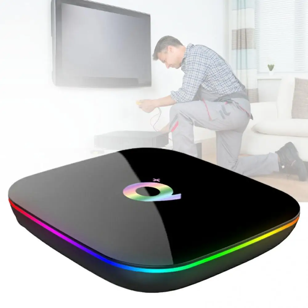 

Q PLUS H6 for Android 9.0 Multimedia Player 16/32/64GB WiFi 6K High Clarity Network Player TV Set Top Box смарт тв приставка