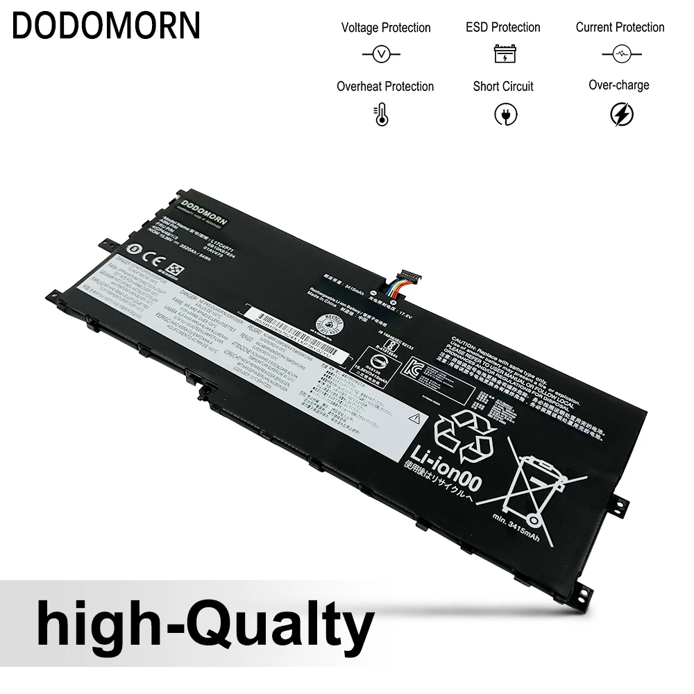 DODOMORN 100% новый аккумулятор для ноутбука L17C4P71 L17M4P71 Lenovo ThinkPad X1 YOGA GEN 3 2018 01AV475 SB10K97623