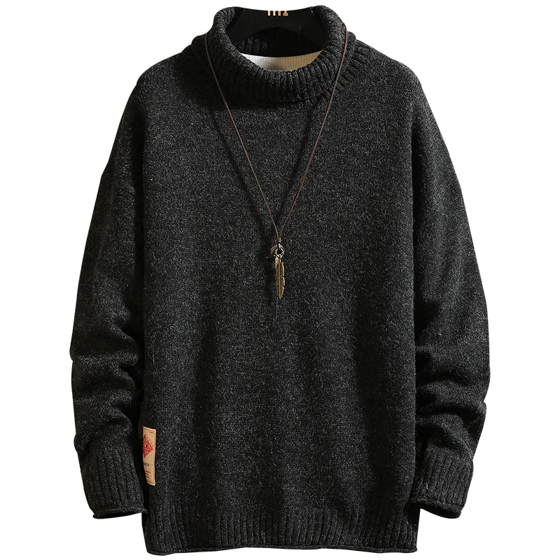 New Men's Sweater Winter Turtleneck Pullover Fashion Designer Sweater  Mens Long Sleeve Sweats  Ropa De Hombre 2019 Plus Size 5X