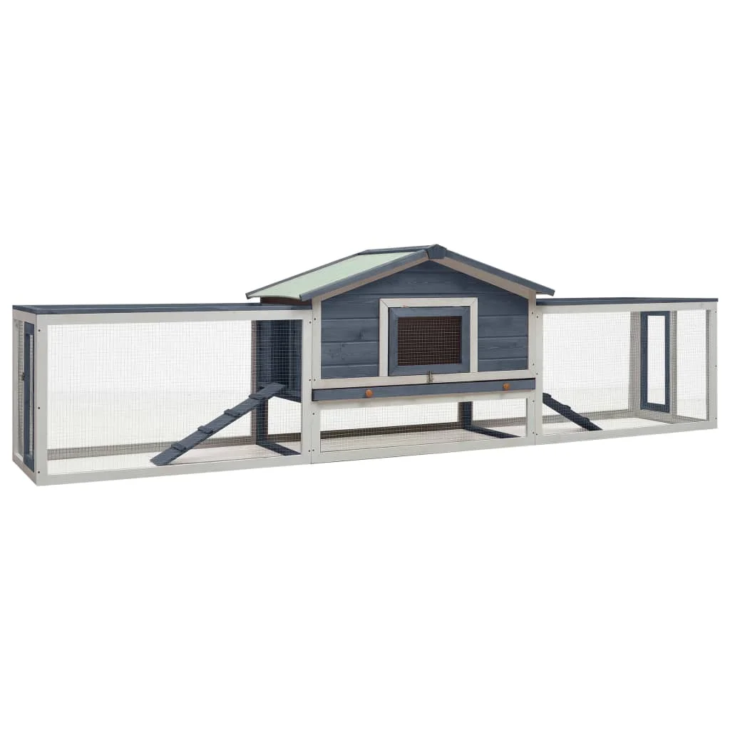 

Solid pine gray hclapier and rabbit 303x60x86 cm