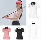 Новинка лета 2022, Джерси для гольфа для отдыха, женская одежда для гольфа с коротким рукавом, дышащая и быстросохнущая