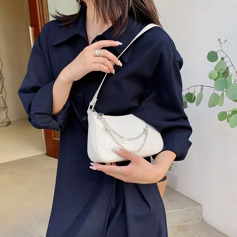 

Women Crossboy Bags 2021 New Leather Shoulder Bag with Chains Zipper Ladies Bag Messenger Bags Wild Messenger Shoulder Bags