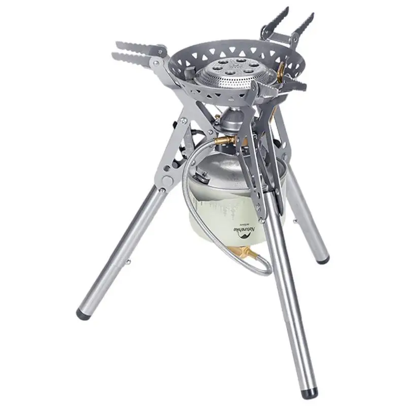 Outdoor Camping Stove Portable Electronic Ignition Stoves Adjustable Outdoor Stove Cooking Furnace Portable Backpacking Stove