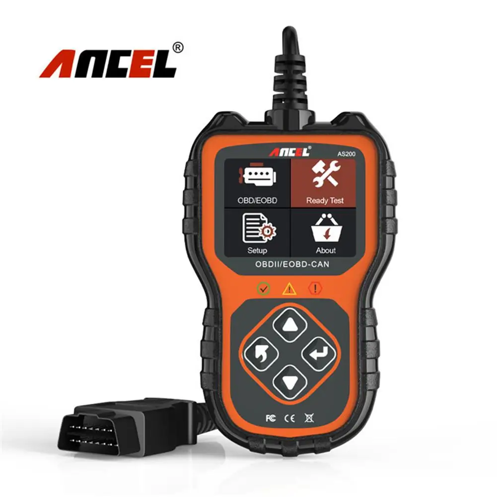 

Сканер As200 тестер двигателя автомобиля Obd2, профессиональный считыватель кодов, инструмент для автоматической диагностики