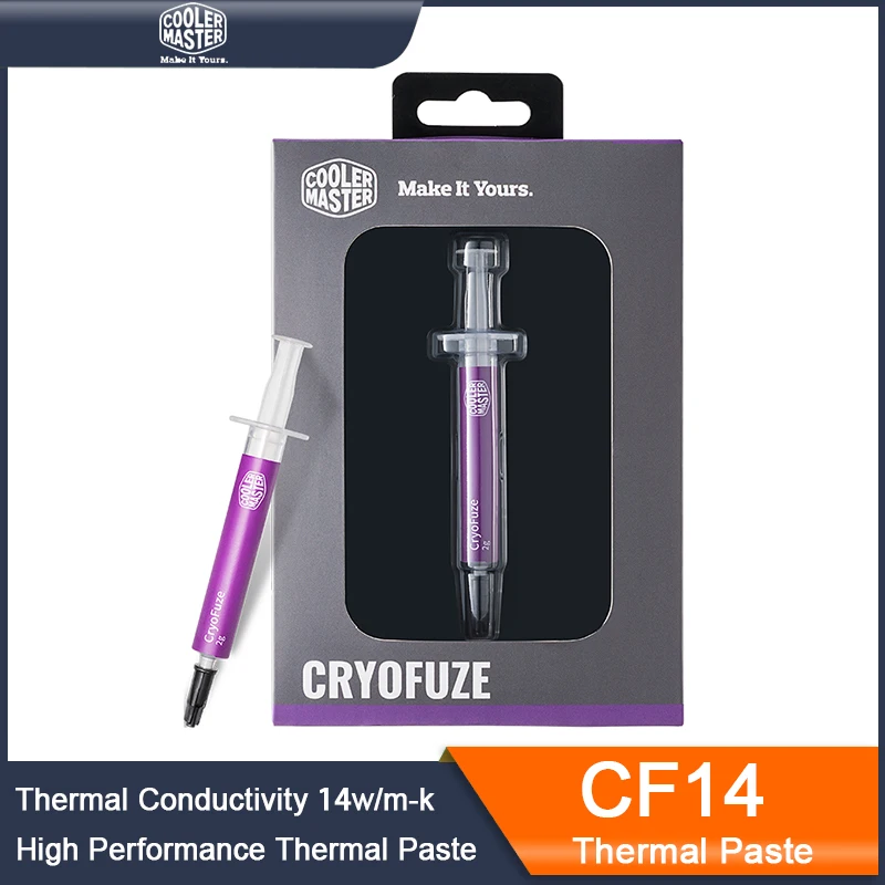 Master Cf14 2g Thermal Paste For Cpu High Performance Thermal Conductivity Non-conductive