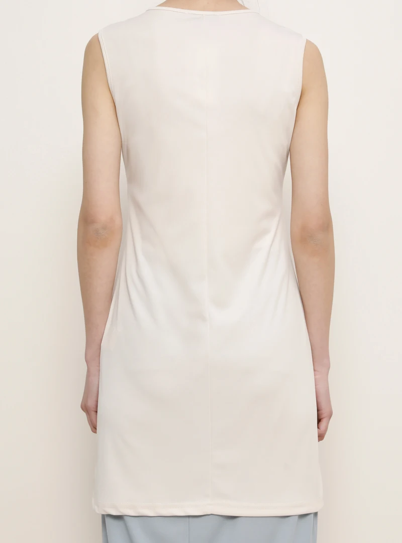 Туника с круглым вырезом телесного цвета Tavin Modanisa | Мусульманская модная женская