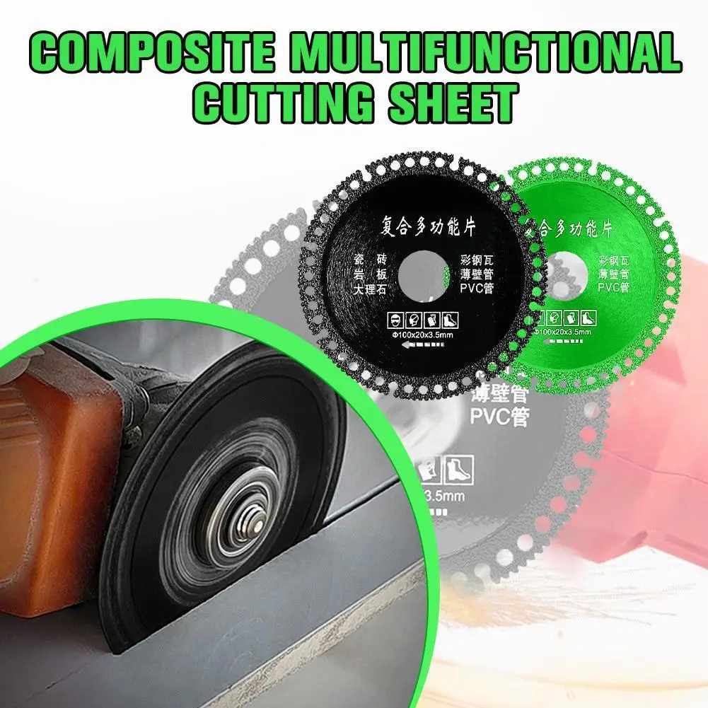 

NEW Composite Multifunctional Cutting Saw 100mmUltra-thin Saw Ceramic Tile Glass Cutting Disc For Angle Grinder
