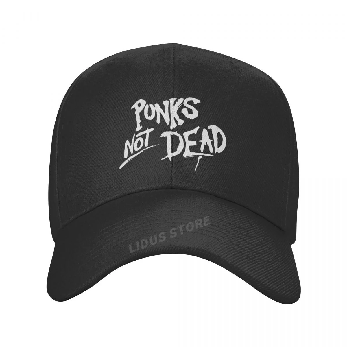 

Punk Anarchy Men Baseball Cap Men Punks Not Dead Print Trucker Cap Women Fashion Leisure Rock Snapback Hat Gorras