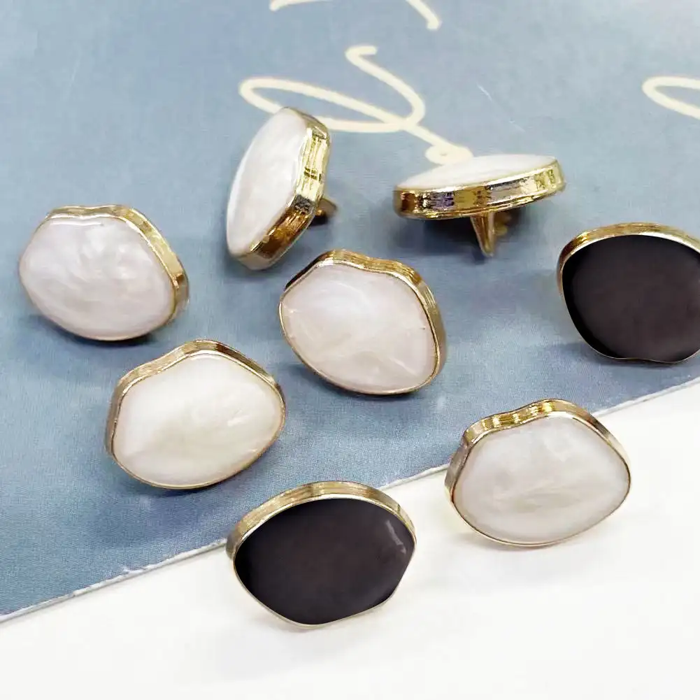 

10 шт., металлические пуговицы для рукоделия