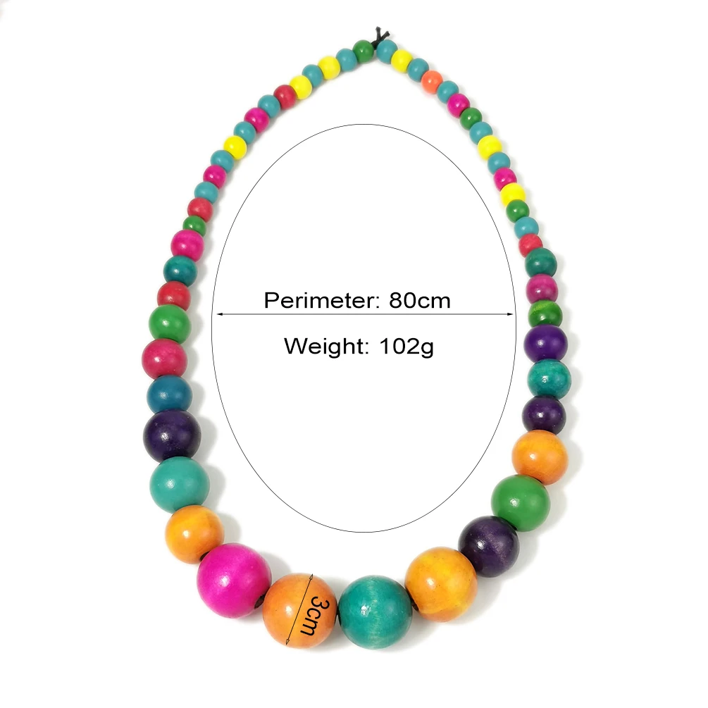 Длинное ожерелье ручной работы MANILAI в богемном этническом стиле